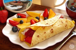Sweet Burritos with Creamy Sheese – Suitbale for Vegans